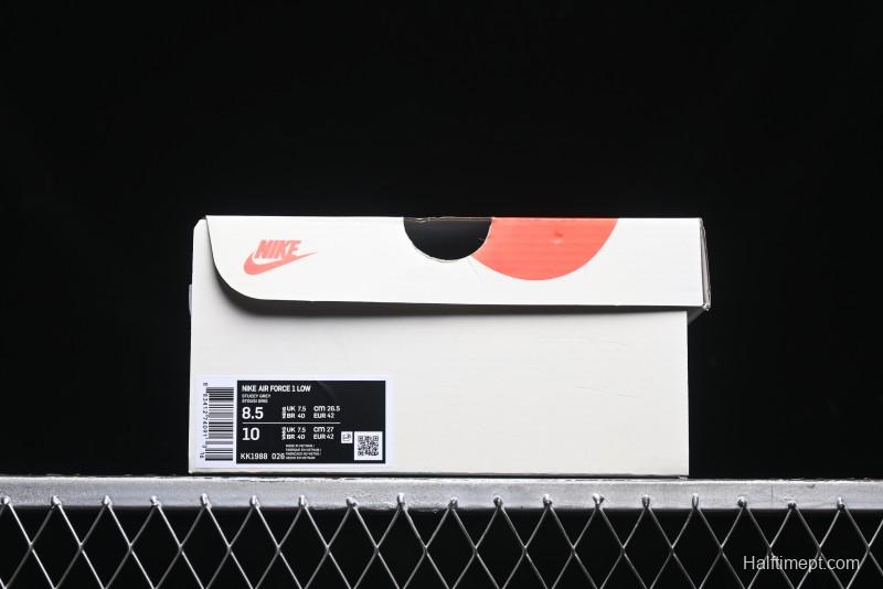 Nike Air Force 1 '07 Low Gucci Collaboration Jade Green Flywire Low-Top Casual Sneakers - KK1988-026