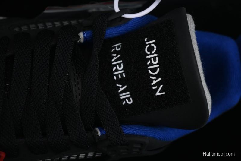 Nike Air Jordan 4 Retro Sneakers in Black, Blue and Neutral Grey - FV5029-003