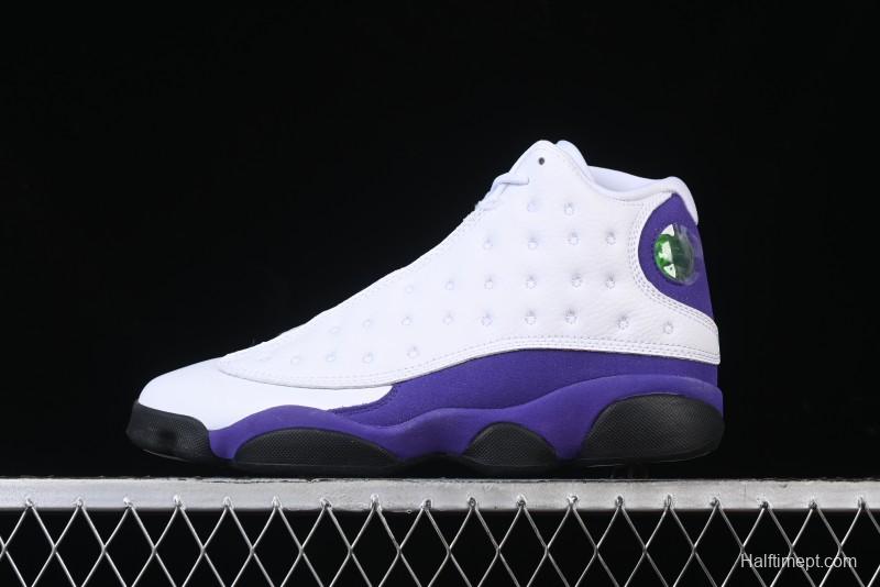 Nike Air Jordan 13 Retro Basketball Shoes with Original 3D Holographic Cat Eye and Carbon Fiber - 414571-105