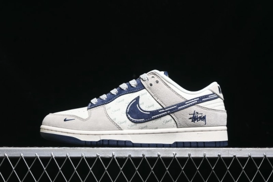 Nike SB Dunk Low Stussy Anniversary Custom Low-Top Casual Skate Shoes - FC1688-197