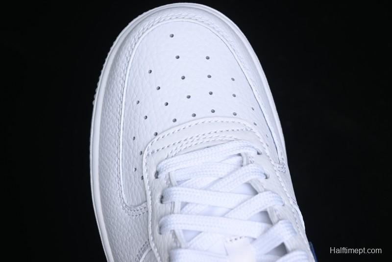 Nike Air Force 1 '07 Low Top Leather Casual Sneakers with Full-Length Air Cushion - CT3839-101