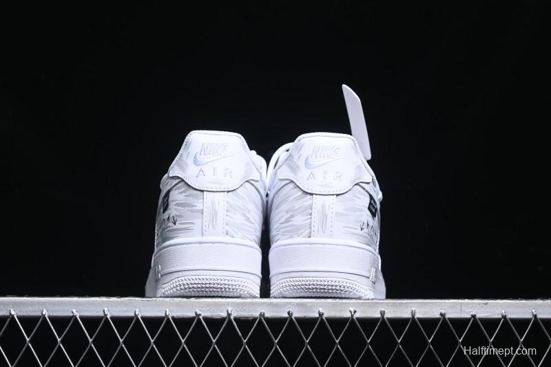 Nike Air Force 1 '07 Low Lace-Up Casual Sneakers with Full-Length Air Cushion - ZH0316-049
