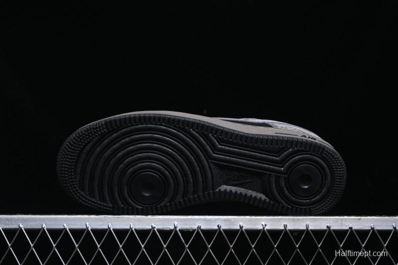 Nike Air Force 1 '07 Low Snake Year Themed Low-Top Casual Sneakers - HF2898-001