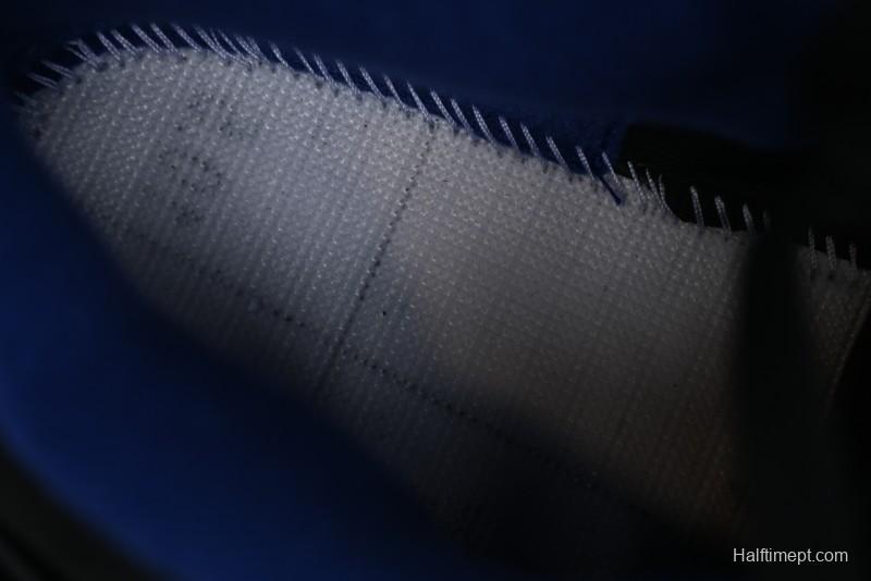 Nike Air Jordan 4 Retro Basketball Shoes with Black-Grey-Blue Color Blocking - FV5029-003