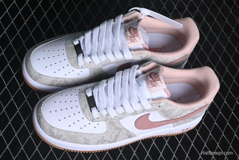 Nike Air Force 1 '07 Low Year of the Snake Themed Low-Top Casual Sneakers - HF2898-100