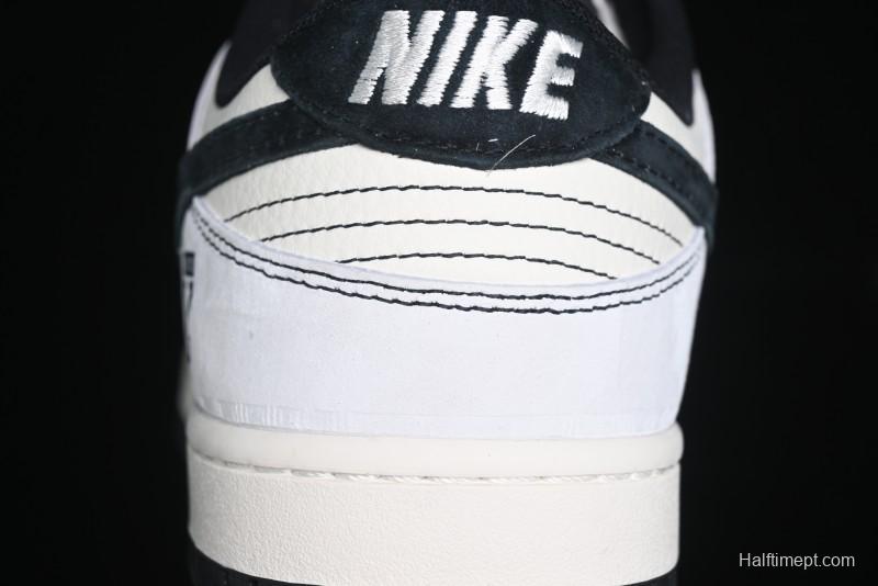 Nike SB Dunk Low OFF-WHITE Collaboration Anniversary High-End Custom Sneakers - YX5066-212