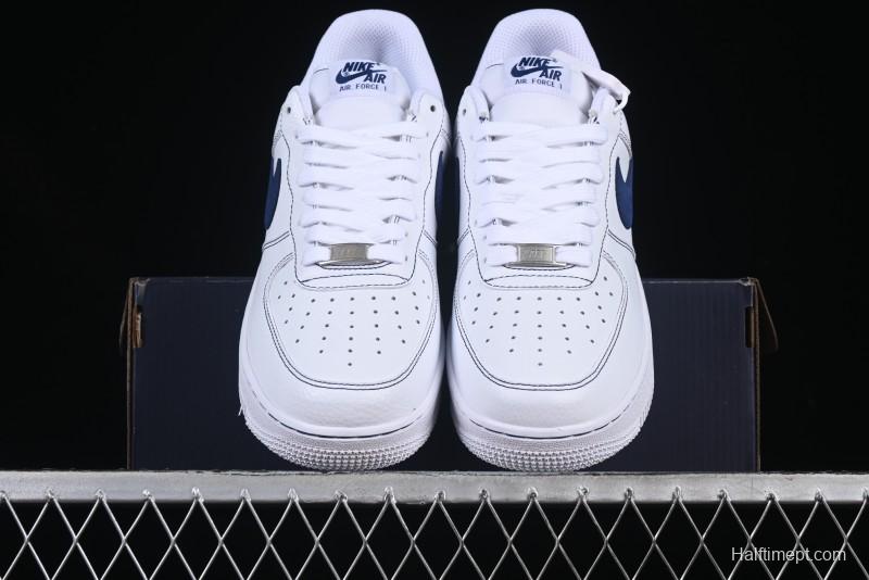 Nike Air Force 1'07 Low Casual Sneakers with Full-Length Air Cushion - HQ2037-100