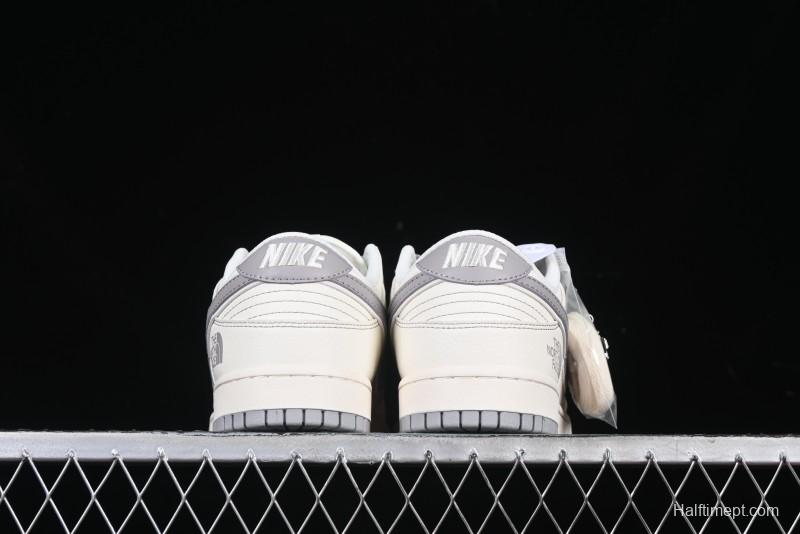 Nike SB Dunk Low The North Face Collaboration Anniversary High-End Custom Low-Top Casual Skate Shoes - BB7518-015