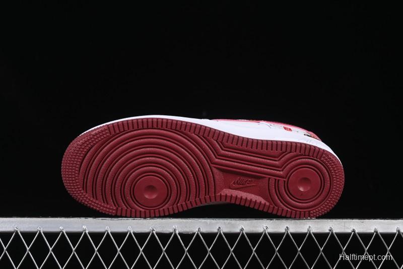 Nike Air Force 1 '07 Low "Nezha" 2D Hand-Painted Doodle Casual Sneakers with Full-Length Air Cushion - FV5988-105