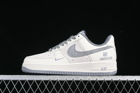 Nike Air Force 1 '07 Low UN Collaboration Pigskin Grey Stitch Low-Top Casual Sneakers - BB7518-018