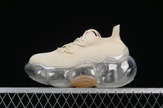 Grounds Big Bubble High Platform Sneakers in Cream White - AJE5