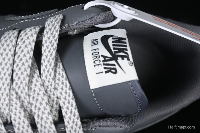 Nike Air Force 1 '07 Low Custom Graffiti Broken Swoosh Casual Sneakers - DM0970-132