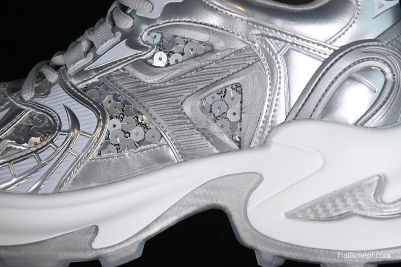 GG-CC Casual Sandals with Asymmetric Design and Cool Functional Style - 70119-3 Silver