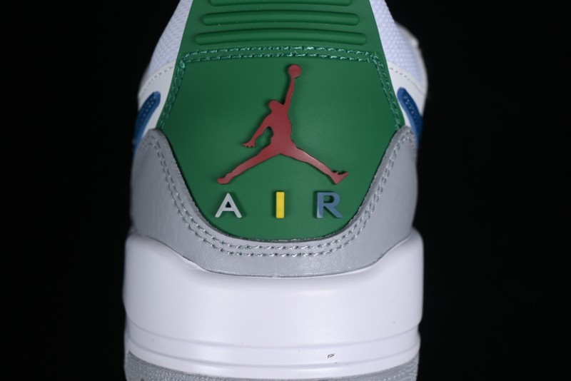 Nike Air Jordan Legacy AJ312 Low Triple Strap Sneakers with Premium Leather - CD9054-140