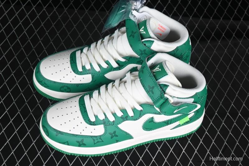 Nike Air Force 1 '07 Mid Casual Sneakers in Green - LL0222-002
