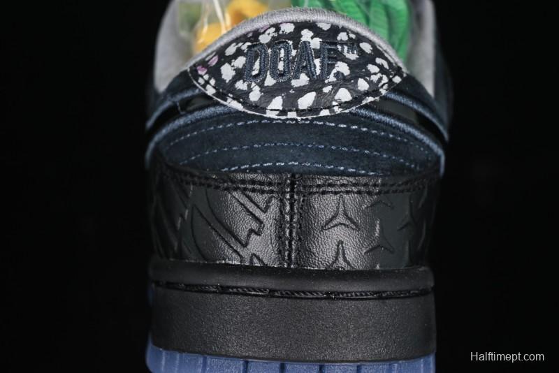 Nike Division Street Dunk Low "Oregon Black" Hidden Colorway Low-Top Casual Sneakers - HV1470-001