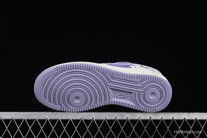 Nike Air Force 1'07 Low Casual Sneakers Purple Butterfly - FB1839-213
