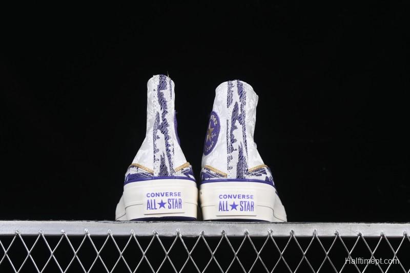 Converse 1970s CNY Year of the Snake Limited Edition High-Top Canvas Sneakers with Thick Sole - A13353C