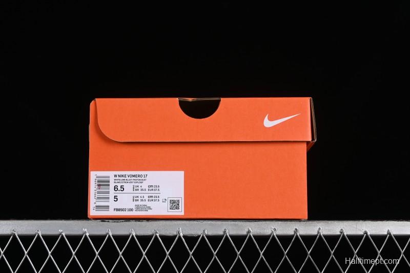 Nike Air Zoom Vomero 17 Lunar Running Shoes with Cushioned Zoom Air Unit - FB8502-100