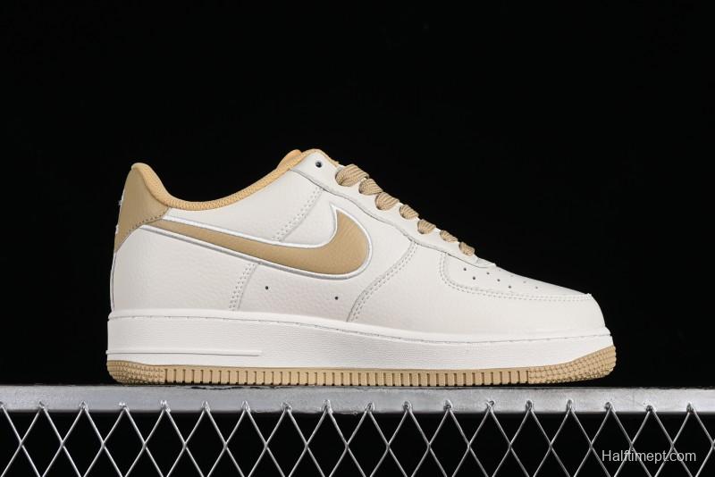 Nike Nocta x Nike Air Force 1 '07 Low Casual Sneakers with Reflective Details and Full-Length Air Cushion - NO0224-028