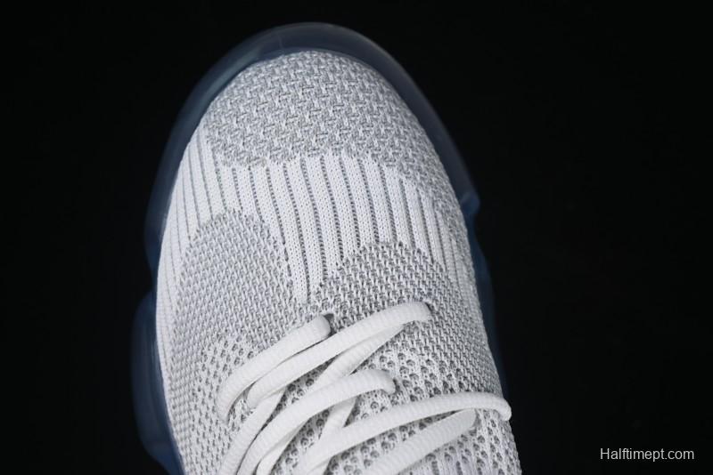 Grounds Bubble High Platform Sneakers White Gray - AJE5