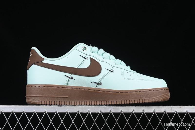 Nike Air Force 1 '07 Low Casual Sneakers with Full-Length Air Cushion - IB8894-329