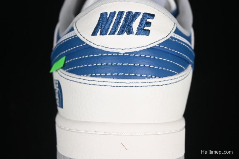 Nike SB Dunk Low The North Face Collaboration Anniversary Edition Customized Low-Top Casual Skate Shoes - DM6868-040