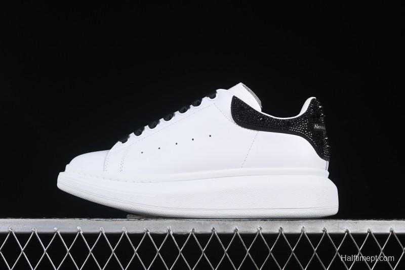 Alexander McQueen Oversized Sneakers with Black Suede Heel Detail - D.E5
