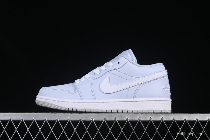 Nike Air Jordan 1 Low Casual Sneakers in Light Blue - FV8486-400