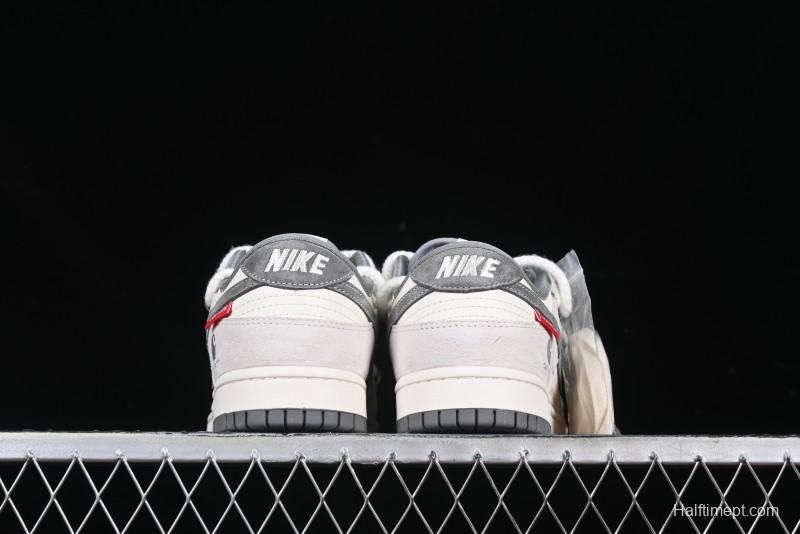 Nike SB Dunk Low Carhartt x Supreme Collaboration Anniversary Edition Customized Low-Top Casual Skate Shoes - YX5066-239