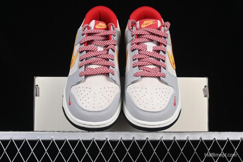 Nike SB Dunk Low The North Face Year of the Snake Collaboration Yellow Swoosh Anniversary Custom Low-Top Casual Skate Shoes - DJ2024-079