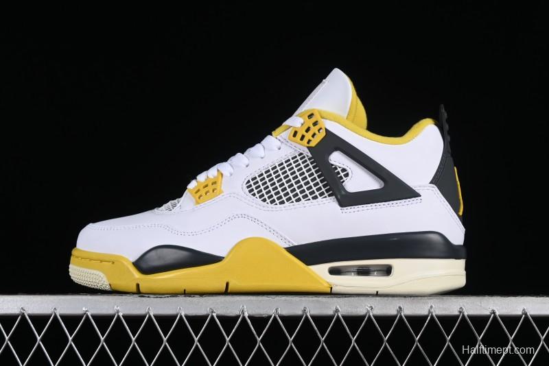 Nike Air Jordan 4 Retro Vivid Sulfur Basketball Shoes - AQ9129-101