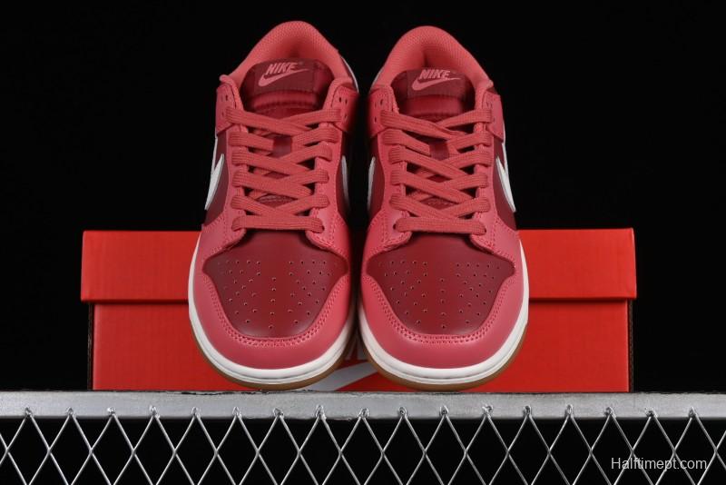 Nike Dunk Low SB Casual Sneakers in Strawberry Bear Colorway - DD1503-603
