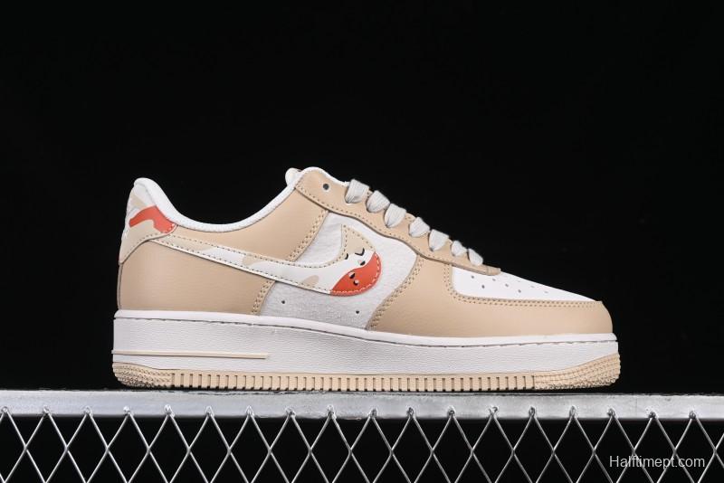 Nike Air Force 1 '07 Low The North Face Collaboration Casual Sneakers in Milk Tea - DM6688-048