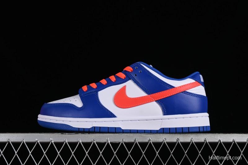 Nike Dunk Low SB Casual Skate Shoes in White Blue Red - CW1590-104