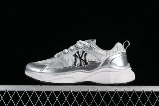 New York Yankees MLB Fast Ball Classic Monogram Retro Casual Running Shoes - 3ARNFSB4N50SIS