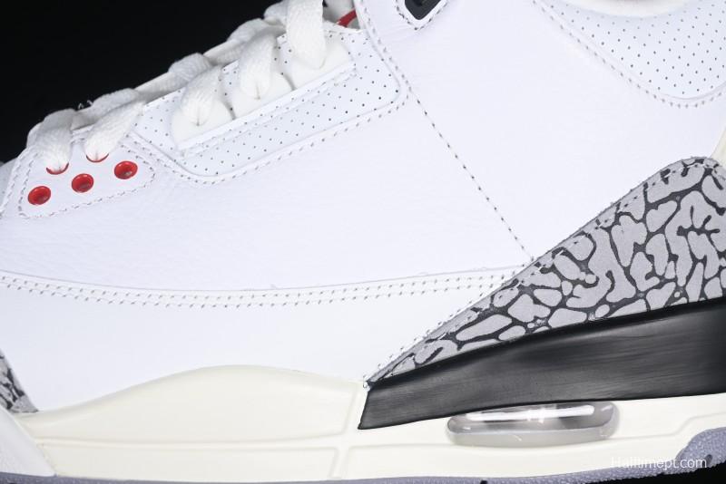 Nike Air Jordan 3 Retro White Cement Reimagined Basketball Shoes - DN3707-100
