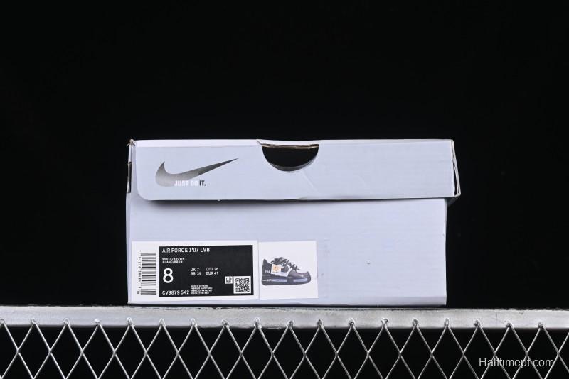 Nike Air Force 1 '07 Low Panda Smiley Low-Top Casual Sneakers - CV9879-542