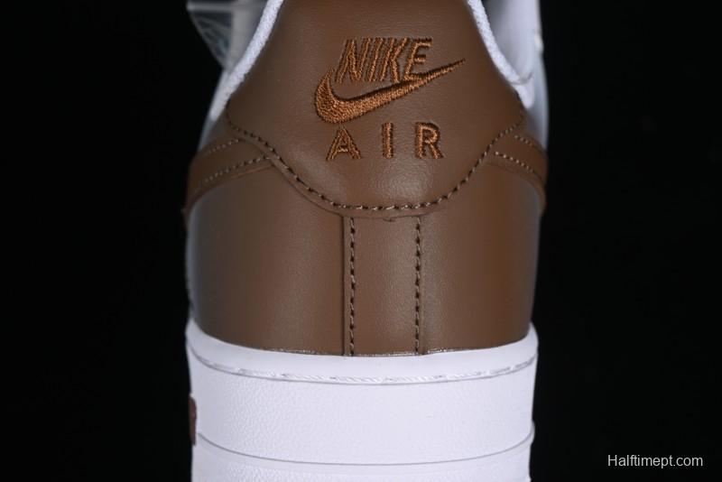 Nike Air Force 1 '07 Low Custom Anime Theme Gradient Brown Swoosh Casual Sneakers - FN0366-103