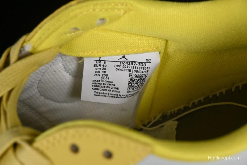 Nike Travis Scott x Air Jordan 1 Low OG Retro Sneakers with Reverse Swoosh - DZ4137-700