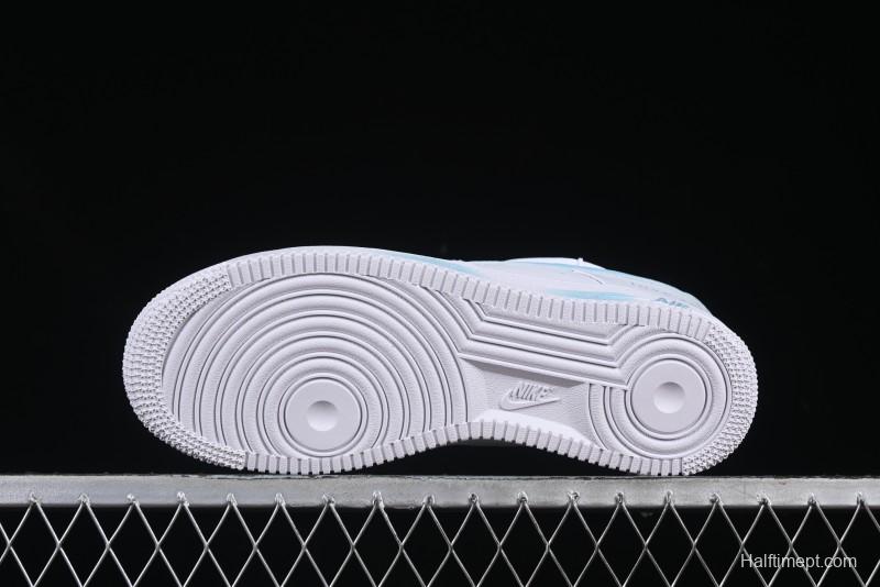 Nike Air Force 1'07 Low Ice Blue Mojito Casual Sneakers - CQ2288-801