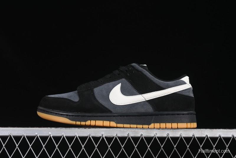 Nike Dunk Low Casual Sneakers in Black-Grey Colorway - HQ1931-001