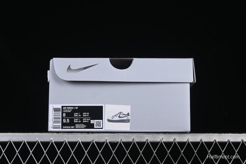 Custom "I Love U" Black & White Sneakers - Sleek Barcode Design