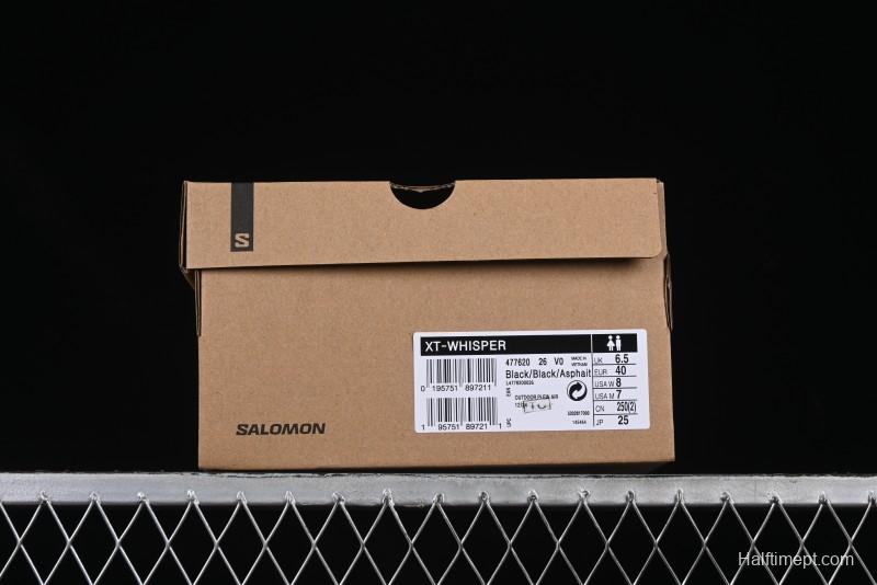 Salomon XT-Wings 2 All-Black Trail Running Sneakers - Sleek Performance and Style