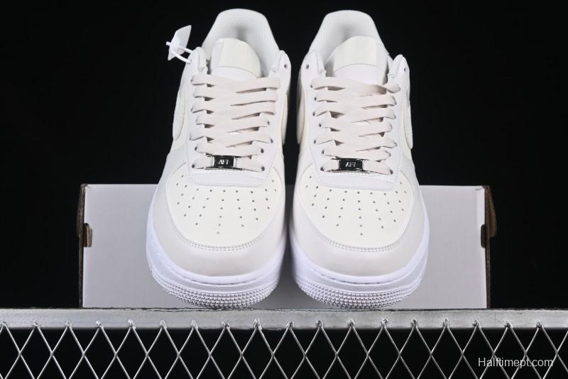 Nike Air Force 1 Low "Triple White Beige" Sneakers