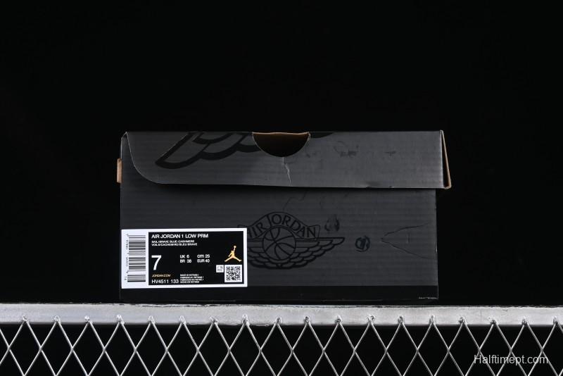 Nike Air Jordan 1 Low AJ1 Mismatched Swoosh Casual Sneakers - HV4511-133