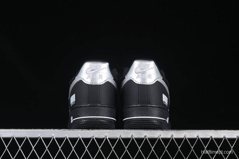 Nike Air Force 1'07 Low Silver Wing Panda Casual Sneakers with Strap - ZH0316-064