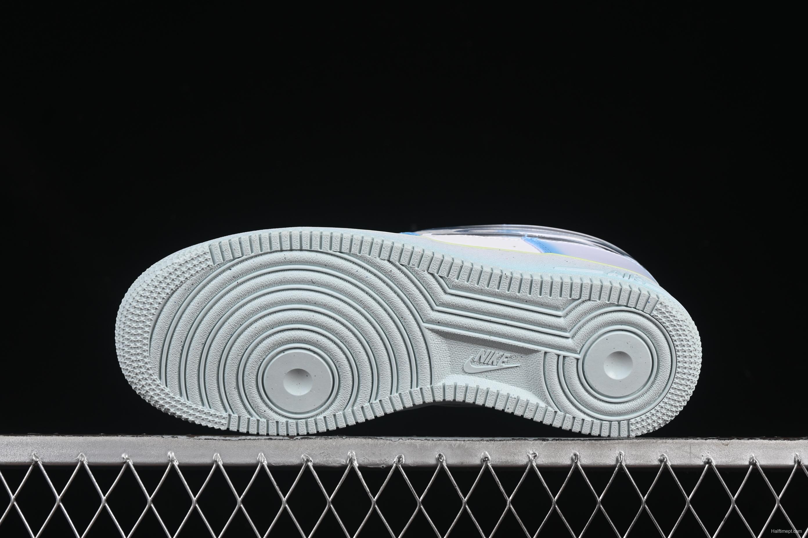 Nike Air Force 1'07 Low Jelly Blue Casual Sneakers - HJ4399-400