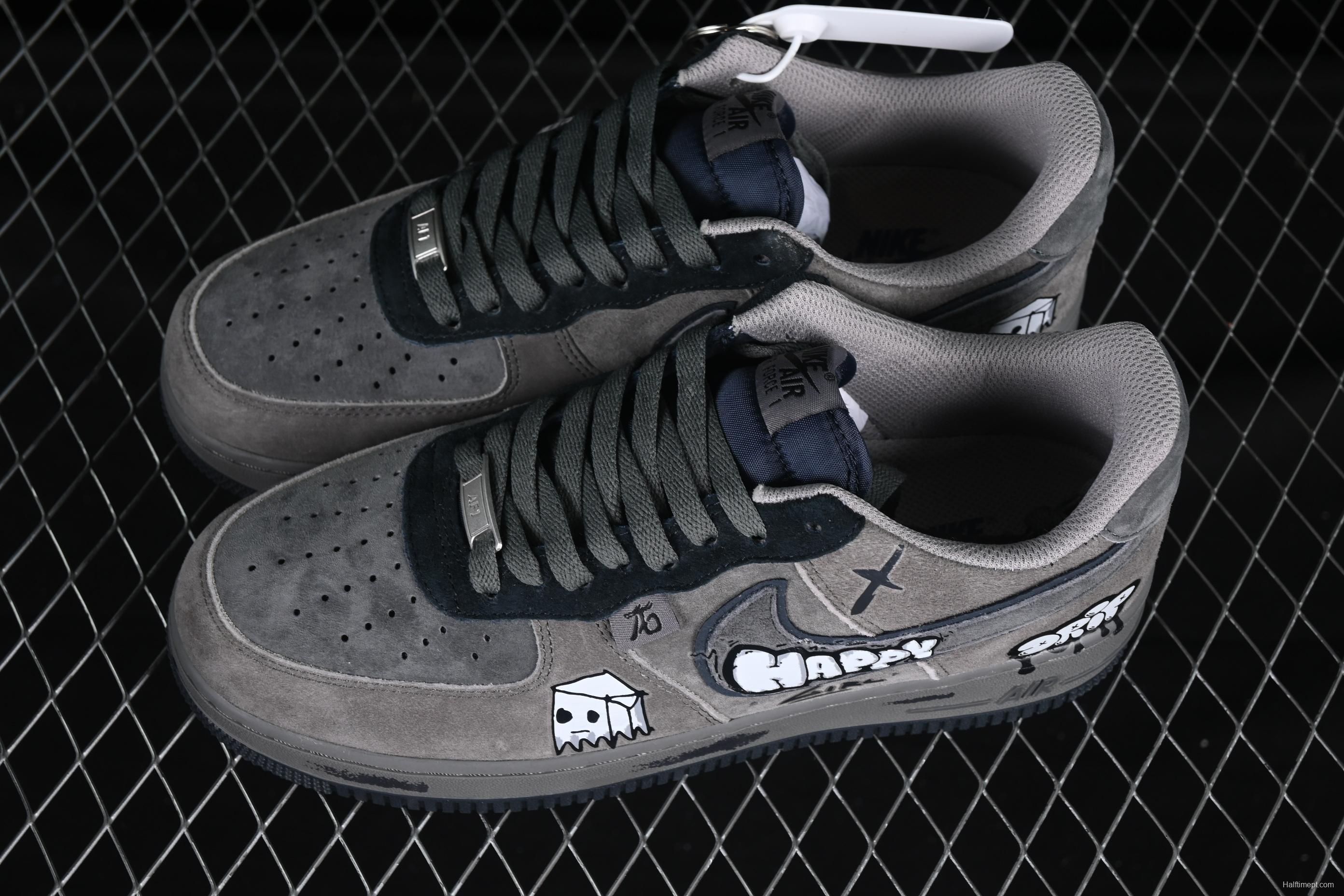 Nike Air Force 1'07 Low "Box Ghost" Comic Series Casual Sneakers - CD1221-806