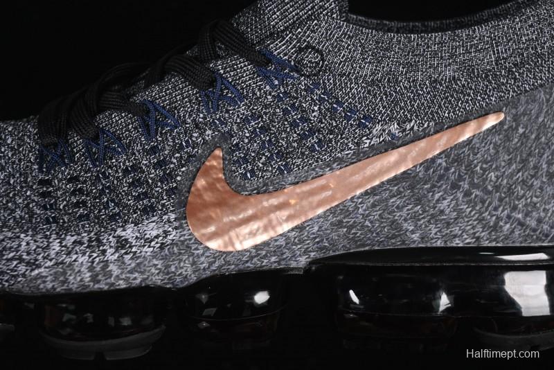 Nike Vapormax Flyknit Breathable Casual Running Shoes with Full-Length Air Cushion - 849558-010